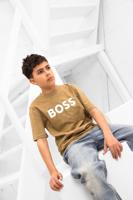 Hugo Boss Logo T-Shirt Kids Donkergroen - Maat 11/12 jaar - Kleur: Donkergroen | Soccerfanshop