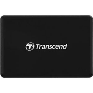 Transcend RDF8 geheugenkaartlezer Micro-USB Zwart