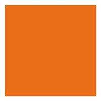 Creativ Company Textile color dekkende textielverf - oranje, 50ml