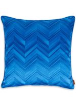 Missoni Home coussin Layers Inlay à motif zig-zag - Bleu