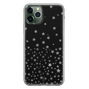 iPhone 11 Pro Max siliconen hoesje - Falling stars