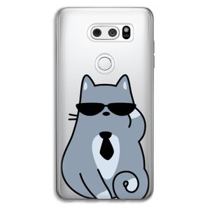 Cool cat: LG V30 Transparant Hoesje