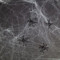 3x stuks decoratie horror spinnenwebben 500 gram