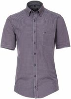 Casa Moda Overhemd Korte Mouwen Stippen Print Button Down Casual Fit - thumbnail