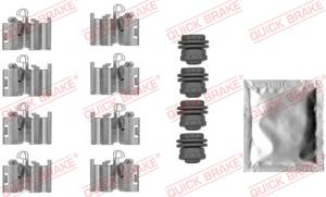 Accessoireset, schijfremblok QUICK BRAKE, u.a. für Fiat, Lancia, Chrysler, Jeep, VW, Citroën, Audi