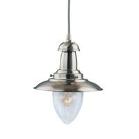 Searchlight Ø 18cm hanglampFisherman Mat zilver - 5787SS
