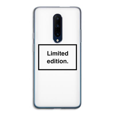 Limited edition: OnePlus 7 Pro Transparant Hoesje