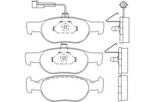 Remblokken set 2193002