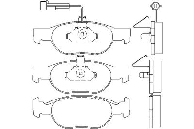 Remblokken set 2193002