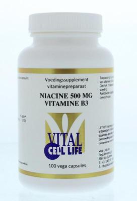 Vital Cell Life Vitamine B3 niacine 500 mg