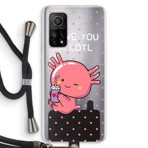 Love You A Lotl: Xiaomi Mi 10T 5G Transparant Hoesje met koord