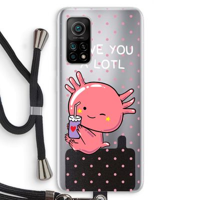 Love You A Lotl: Xiaomi Mi 10T 5G Transparant Hoesje met koord
