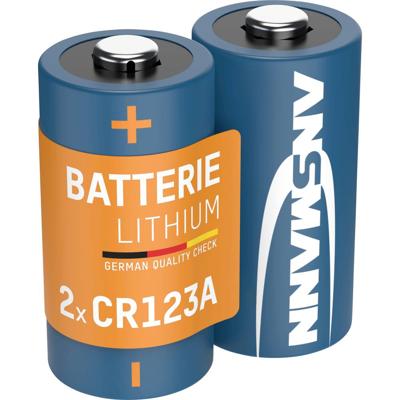 Ansmann CR17335 CR123A Fotobatterij Lithium 1375 mAh 3 V 2 stuk(s)