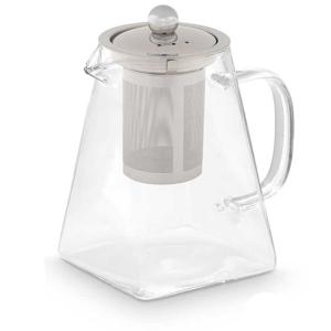 Vivalto Design Theepot - 800 ml - glas - transparant - deksel/handvat/infuser