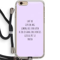 GSM: iPhone 6 PLUS / 6S PLUS Transparant Hoesje met koord