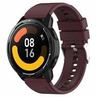 Siliconen sportband - Wijnrood - Huawei Watch GT 5 (Pro) / GT 4 / GT 3 / GT 2 - 46mm Siliconen sportband - Wijnrood - Huawei Watch GT 5 (Pro) / GT 4 / GT 3 / GT 2 - 46mm