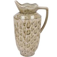 Daan Kromhout Vaas boa met handvat bruin 45 cm | 2 stuks