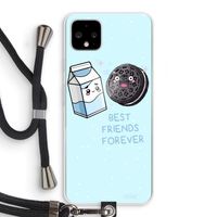 Best Friend Forever: Pixel 4 XL Transparant Hoesje met koord