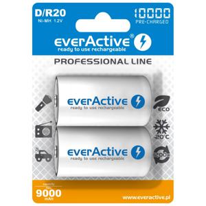 Everactive EVHRL20-10000 huishoudelijke batterij Oplaadbare batterij D Nikkel-Metaalhydride (NiMH)