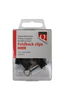 Foldback clips quantore 19mm assorti 12 stuks