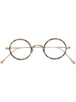 Kame Mannen lunettes de vue rondes Sai 138 - Marron