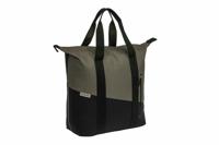Newlooxs Tas new looxs kota shopper | oslo | zwart/groen | 24l