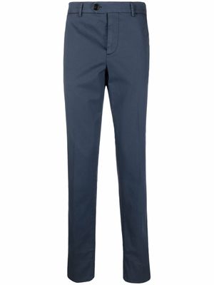 Brunello Cucinelli pantalon chino à coupe quatre poches - Bleu