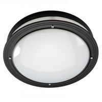 SG Piano LED 19W 3000K mat zwart IP65 IK10 sensor 624876