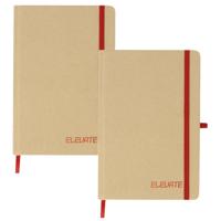 Notitieboekje Elevate - 2x - A5 formaat - rood - 14 x 21 cm ? karton/papier ? Opschrijfboekje