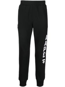 AAPE BY *A BATHING APE® pantalon de jogging à logo imprimé - Noir