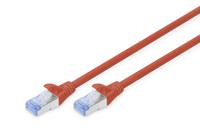 Digitus DK-1532-070/R RJ45 Netwerkkabel, patchkabel CAT 5e SF/UTP 7 m Rood PVC-mantel, Afgeschermd (dubbel), Meerdradig 1 stuk(s)