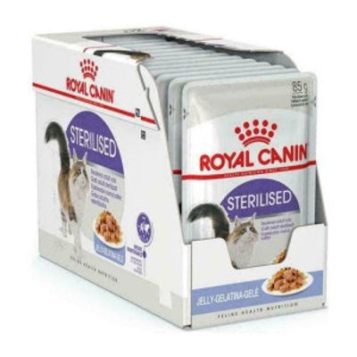 Royal Canin Sterilised natvoer kat (in gelei) 1 doos (12 x 85 g)