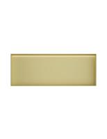 Hotbath &MORE Inbouwnis 30x80x10cm frameless + LED Geborsteld Messing PVD