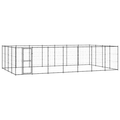 Hondenkennel 33,88 m² staal