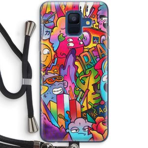 Dreams: Samsung Galaxy A6 (2018) Transparant Hoesje met koord