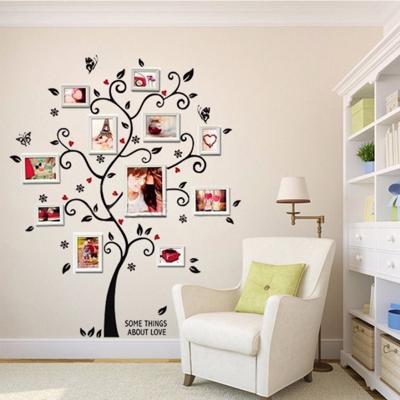 3D DIY verwisselbare foto boom PVC muur stickers muurschildering Art Home decor