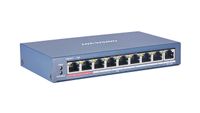 Hikvision Digital Technology DS-3E0109P-E(C) netwerk-switch Unmanaged L2 Fast Ethernet (10/100) Power over Ethernet (PoE) Grijs - thumbnail