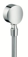 Hansgrohe FixFit S slangaansluitknie met kogelscharnier Chroom - thumbnail