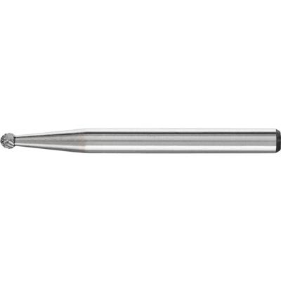 PFERD TOOLS 21211033 Freesstift Hardmetaal Bol Lengte 33 mm Afmeting, Ø 2 mm Werklengte 1.5 mm Schachtdiameter 3 mm 1 stuks