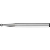 PFERD TOOLS 21211033 Freesstift Hardmetaal Bol Lengte 33 mm Afmeting, Ø 2 mm Werklengte 1.5 mm Schachtdiameter 3 mm 1 stuks