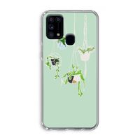 Hang In There: Samsung Galaxy M31 Transparant Hoesje
