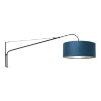 Steinhauer Verstelbare muurlampElegant Classy zwart met blauw - 8244ZW Steinhauer Verstelbare muurlampElegant Classy zwart met blauw - 8244ZW