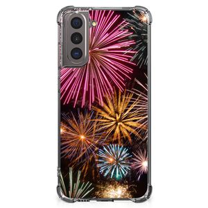 Samsung Galaxy S21 Anti Shock Bumper Case Vuurwerk