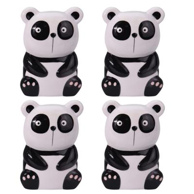 Waterverdamper radiator - 4x - panda - kunststeen - kinderkamer - 17 cm - luchtbevochtiger Waterverdamper radiator - 4x - panda - kunststeen - kinderkamer - 17 cm - luchtbevochtiger