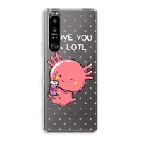 Love You A Lotl: Sony Xperia 1 III Transparant Hoesje