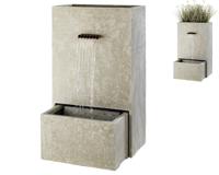 Font.planter grc l35b60h100cm grijs Decoris - Decoris