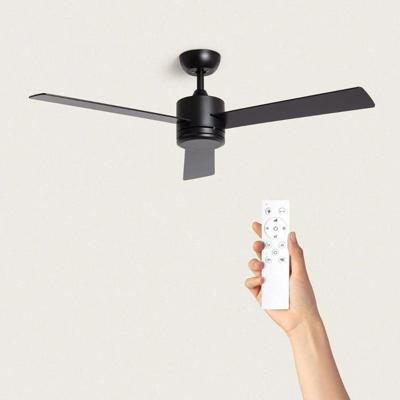 Plafondventilator zwart &apos;Joost&apos; zwart LED CCT 65W 116cm