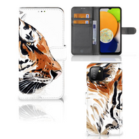 Hoesje Samsung Galaxy A03 Watercolor Tiger - thumbnail