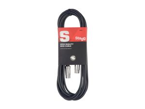 Stagg SMD-10 Midi Kabel Met Metalen Connector