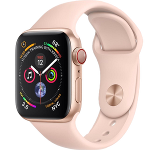 Apple Watch Series 4 OLED 44 mm Digitaal 368 x 448 Pixels Touchscreen Zilver Wifi GPS